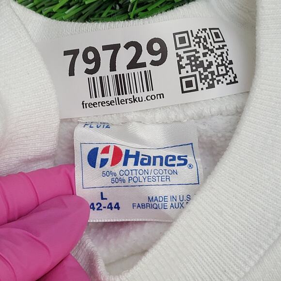 Vintage 1989 Funny Nurse Sweatshirt Womens Large 21x21 Boxy - Picture 8 of 15